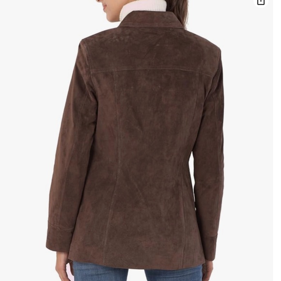 NEW BGSD brown suede jacket , XL,  P1411 - Picture 3 of 9